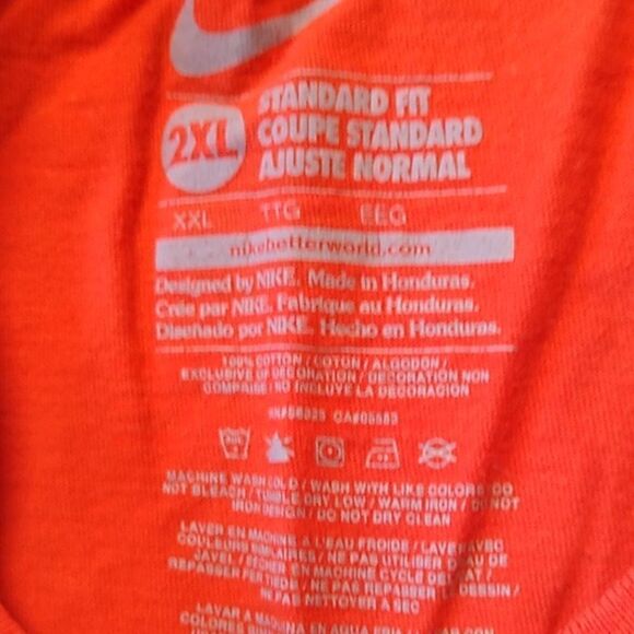 Orange Cotton XXL Men's Syracuse Basketball T-shirt Nike Elite NCAA Sports - Picture 5 of 7